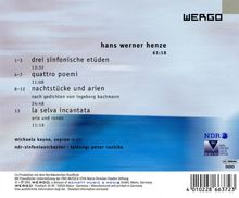 Hans Werner Henze (1926-2012): Nachtstücke und Arien (nach Bachmann-Gedichten), CD