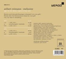 Aribert Reimann (1936-2024): Melusine, 2 CDs