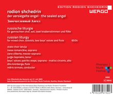 Rodion Schtschedrin (geb. 1932): The Sealed Angel f.gem.Chor,Solisten,2 Knabenstimmen &amp; Flöte, CD