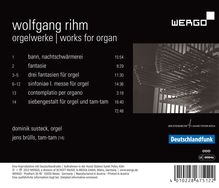 Wolfgang Rihm (1952-2024): Orgelwerke, CD