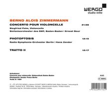 Bernd Alois Zimmermann (1918-1970): Cellokonzert, CD