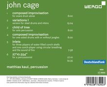 John Cage (1912-1992): Cage after Cage - Works for Solo Percussion, CD