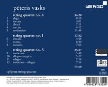 Peteris Vasks (geb. 1946): Streichquartette Nr.1,3,4, CD