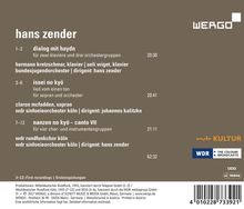 Hans Zender (1936-2019): Dialog mit Haydn für 2 Klaviere &amp; 3 Orchestergruppen, CD