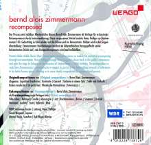 Bernd Alois Zimmermann (1918-1970): Bernd Alois Zimmermann - Recomposed, 3 CDs