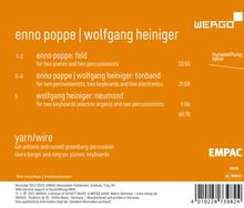 Enno Poppe (geb. 1969): Tonband für 2 Schlagzeuger, 2 Keyboards, Live-Elektronik, CD