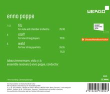 Enno Poppe (geb. 1969): Filz für Viola &amp; Kammerorchester, CD