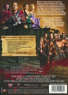 Spartacus Season 2: Vengeance, 4 DVDs