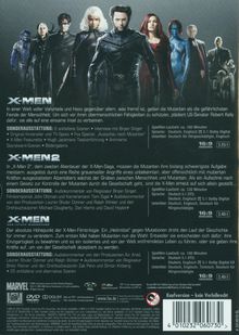 X-Men Trilogie, 3 DVDs