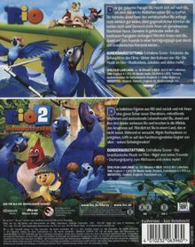 Rio 1 &amp; 2 (Blu-ray), 2 Blu-ray Discs