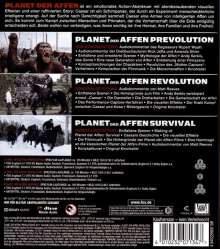 Planet der Affen (Die Trilogie) (Blu-ray), 3 Blu-ray Discs