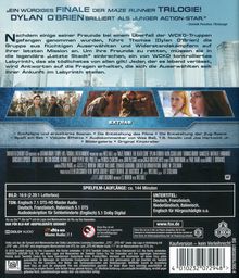 Maze Runner 3 - Die Auserwählten in der Todeszone (Blu-ray), Blu-ray Disc