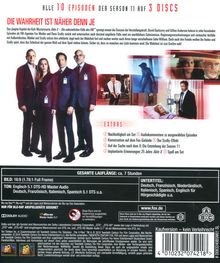 Akte X Staffel 11 (Blu-ray), 3 Blu-ray Discs