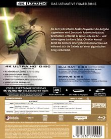 Star Wars Episode 2: Angriff der Klonkrieger (Ultra HD Blu-ray &amp; Blu-ray), 1 Ultra HD Blu-ray und 2 Blu-ray Discs