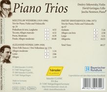 Mieczyslaw Weinberg (1919-1996): Klaviertrio op.24, CD