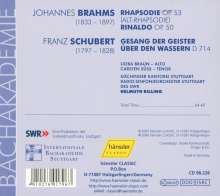 Johannes Brahms (1833-1897): Alt-Rhapsodie op.53, CD
