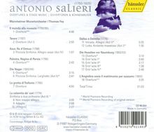 Antonio Salieri (1750-1825): Ouvertüren &amp; Bühnenmusik, CD