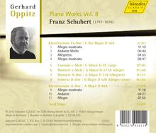 Franz Schubert (1797-1828): Klavierwerke Vol.8, CD
