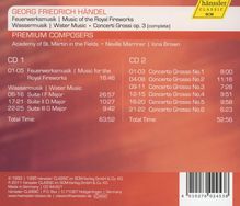 Georg Friedrich Händel (1685-1759): Feuerwerksmusik HWV 351, 2 CDs
