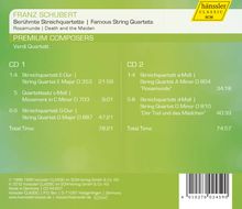 Franz Schubert (1797-1828): Streichquartette Nr.11,13-15, 2 CDs