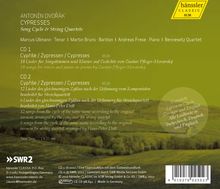 Antonin Dvorak (1841-1904): Zypressen (Originalversion als Liederzyklus), 2 CDs