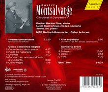 Xavier Montsalvatge (1912-2002): Canciones &amp; Concertos, CD