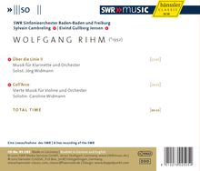 Wolfgang Rihm (1952-2024): Über die Linie II für Klarinette &amp; Orchester, CD