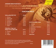 Johann Sebastian Bach (1685-1750): Lautenwerke BWV 995,998,1006a, CD