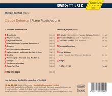 Claude Debussy (1862-1918): Klavierwerke Vol.2, CD