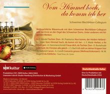 Weihnachtliche Bläserklänge "Vom Himmel hoch, da komm ich her", 2 CDs