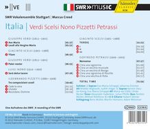 SWR Vokalensemble Stuttgart - Italia, CD