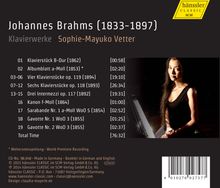 Johannes Brahms (1833-1897): Klavierwerke, CD