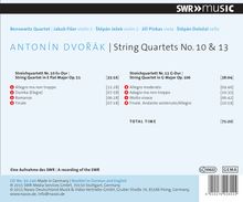 Antonin Dvorak (1841-1904): Streichquartette Nr.10 &amp; 13, CD