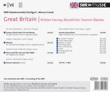 SWR Vokalensemble Stuttgart - Great Britain, CD