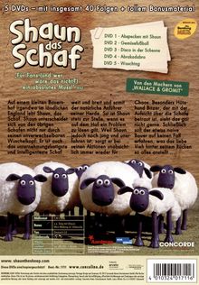 Shaun das Schaf Staffel 1, 5 DVDs