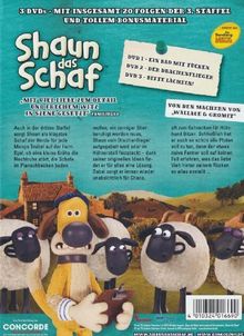 Shaun das Schaf Staffel 3, 3 DVDs