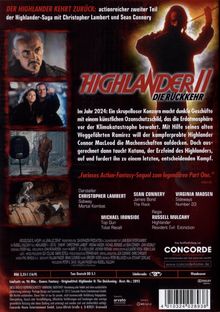 Highlander II - Die Rückkehr, DVD
