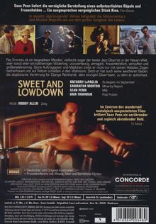 Sweet and Lowdown, DVD