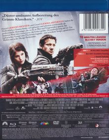 Hänsel und Gretel: Hexenjäger (2D &amp; 3D Blu-ray &amp; DVD), 2 Blu-ray Discs und 1 DVD