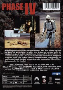 Phase IV, DVD