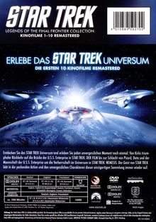 Star Trek 1-10, 10 DVDs