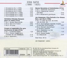 Erik Satie (1866-1925): Klavierwerke, CD