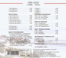 Erik Satie (1866-1925): Klavierwerke, CD