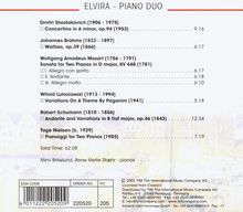 Elvira-Piano Duo, CD