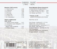 Gabriel Faure (1845-1924): Requiem op.48 (Version 1893), CD