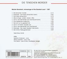 Die Tenschen Morder - Mittelalterliche Musik aus Dänemark, CD