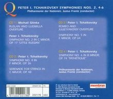 Peter Iljitsch Tschaikowsky (1840-1893): Symphonie Nr.2,4-6, 4 CDs