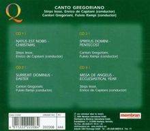 Canto Gregoriano, 4 CDs