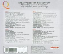Great Voices of the Century - Mezzo Sopranos &amp; Contraltos, 4 CDs