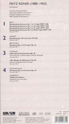 Fritz Reiner dirigiert, 4 CDs